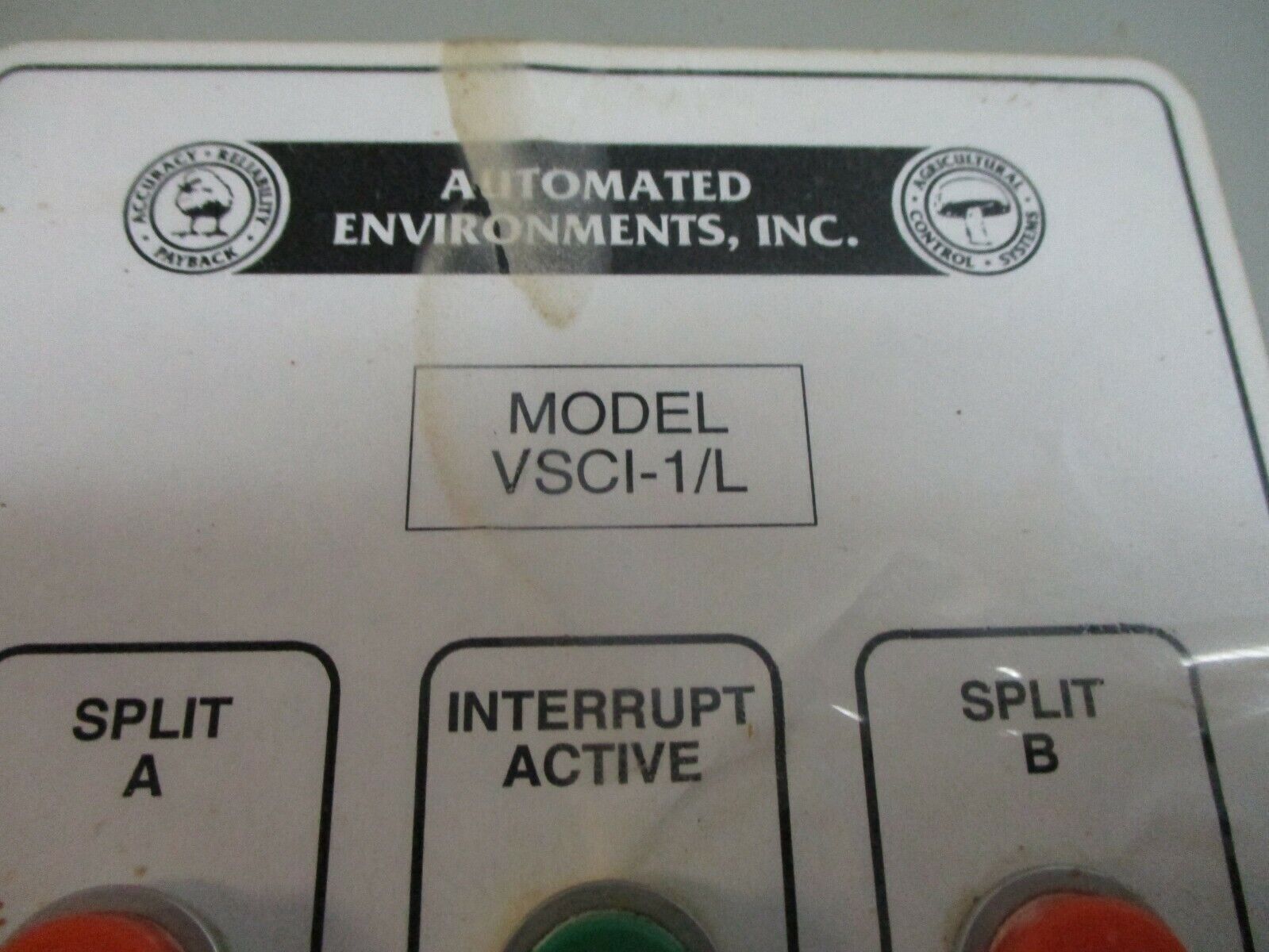Automated Environments VSC Interrupt A/B Split Control VSCI-1/L Used