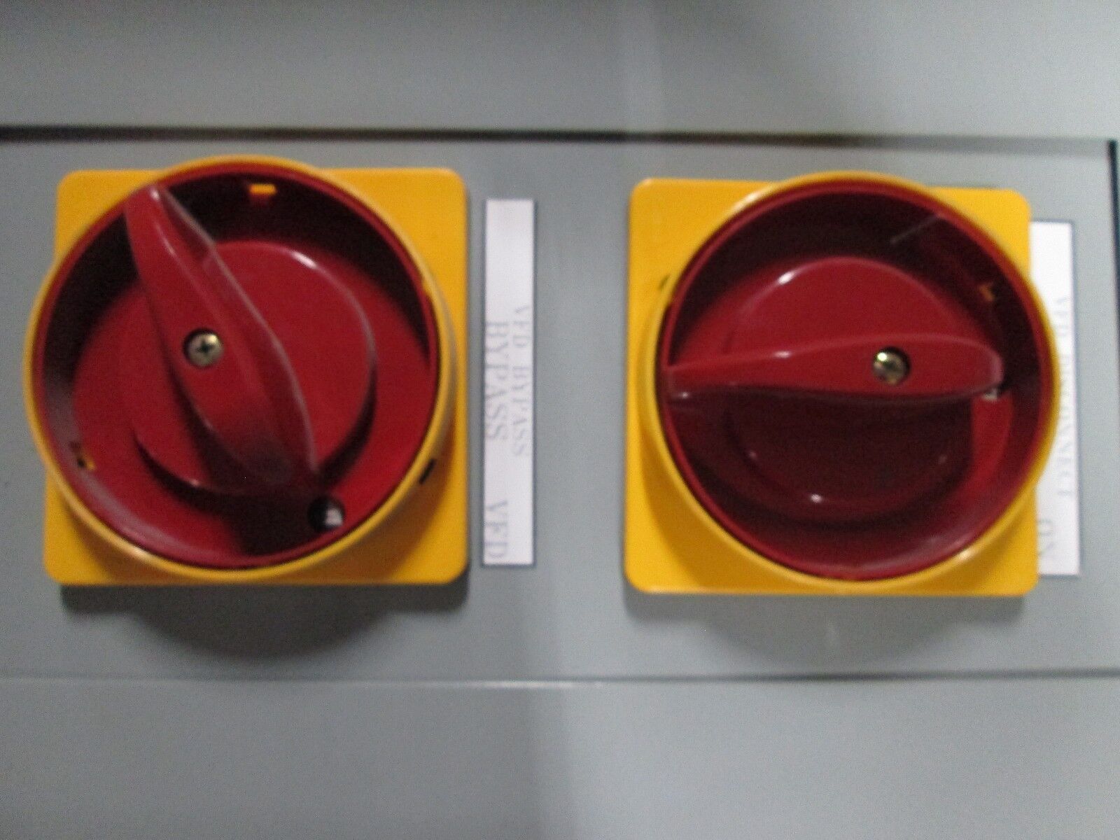 American Midwest Power Enclosed Disconnect Switch W-VFD/BP 2 Disconnects Used