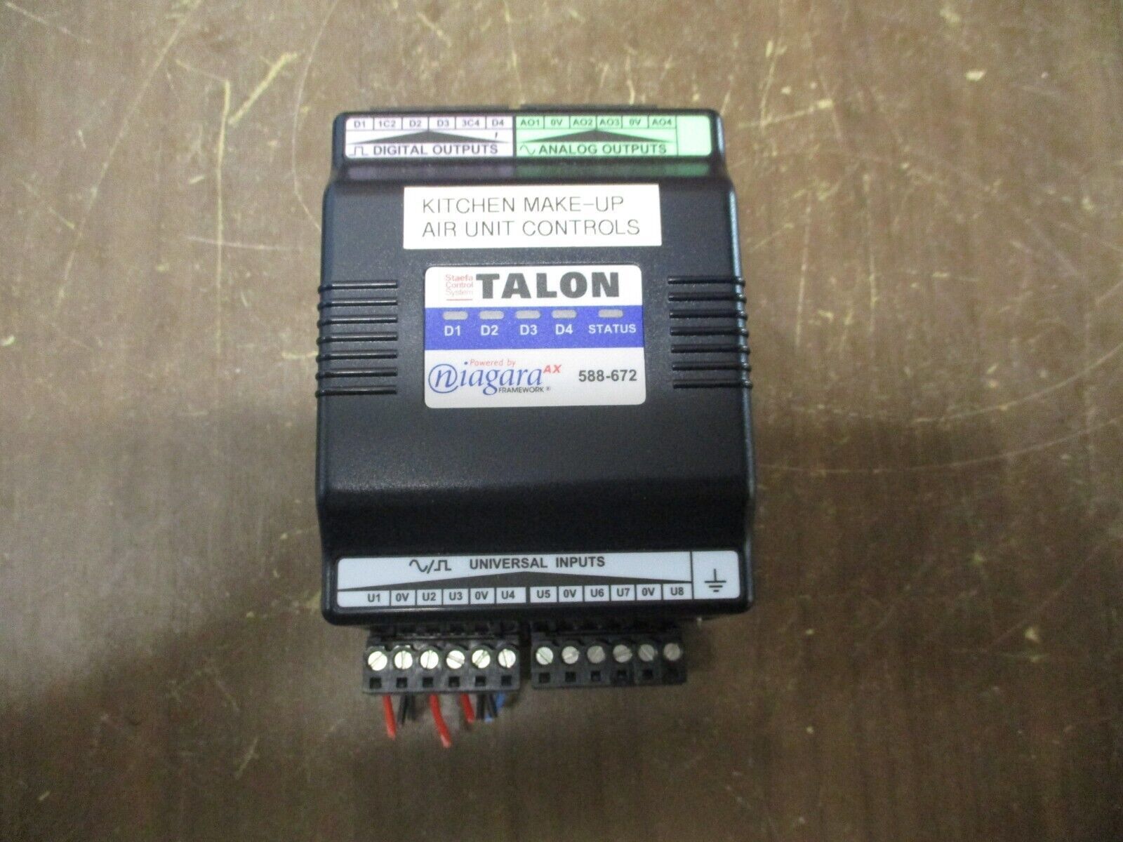 Staefa Control System Talon I/O Module 588-672 Used
