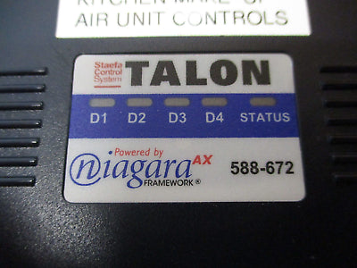 Staefa Control System Talon I/O Module 588-672 Used
