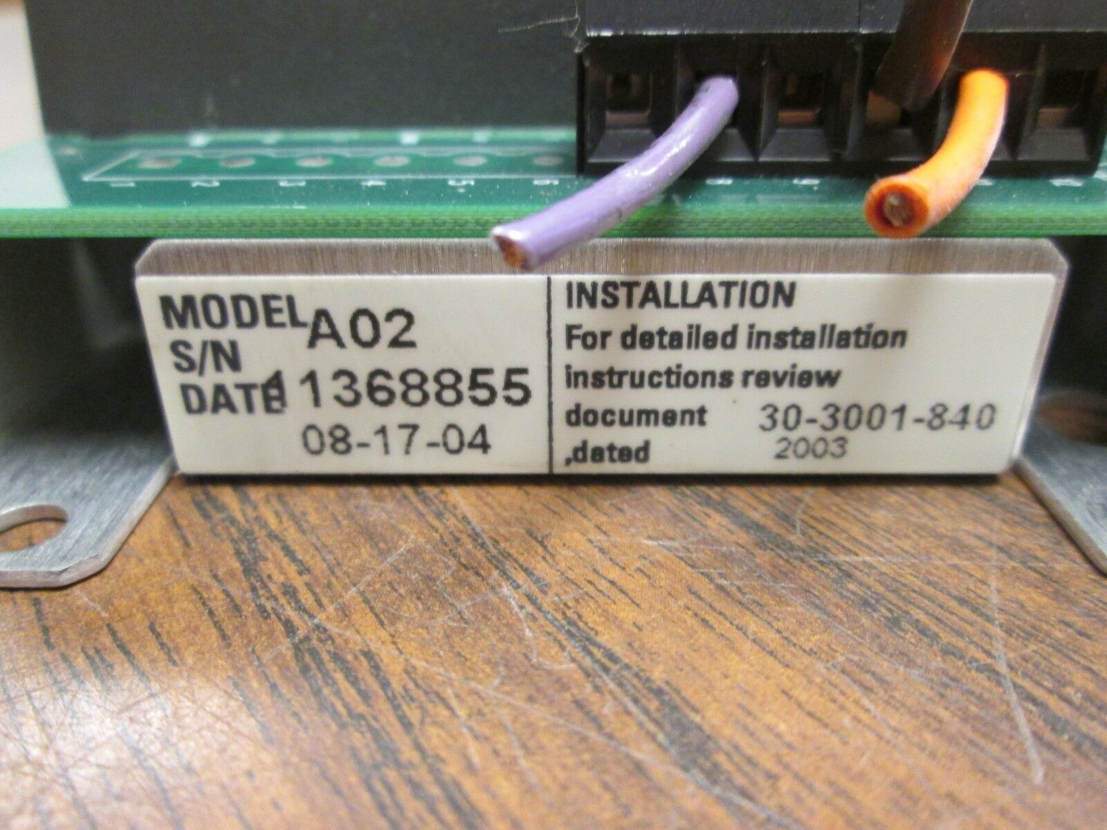 Andover Controls Analog Output Module XPA02 24VDC 80mA Used