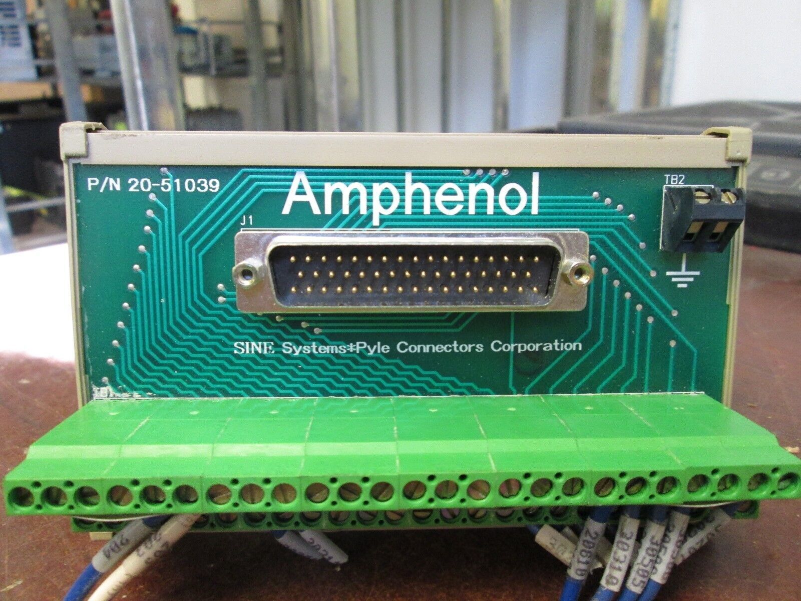 Amphenol Connector Block 20-51039 Used