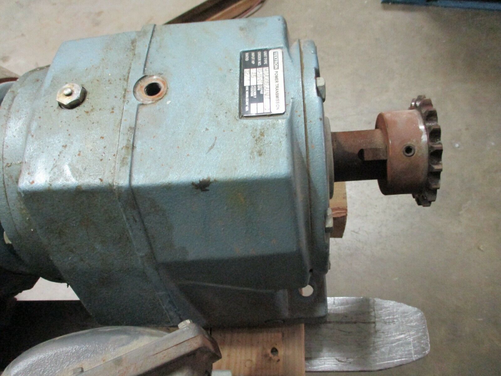 Textron Reducer M082012.BANL1------D Ratio 12:1 15HP Input Used