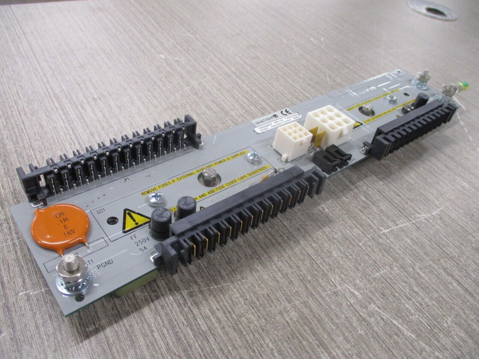 Emerson Ovation Local I/O Transition Panel IP00028G01 Rev. 05 Used