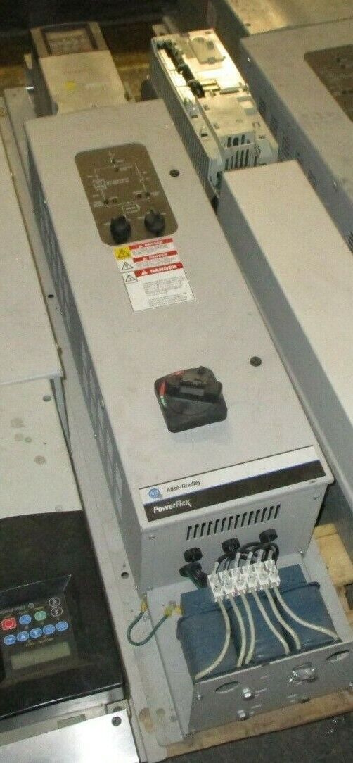Allen-Bradley PowerFlex 400 AC Drive w/ Bypass & Line Reactor 20HP 3Ph Used