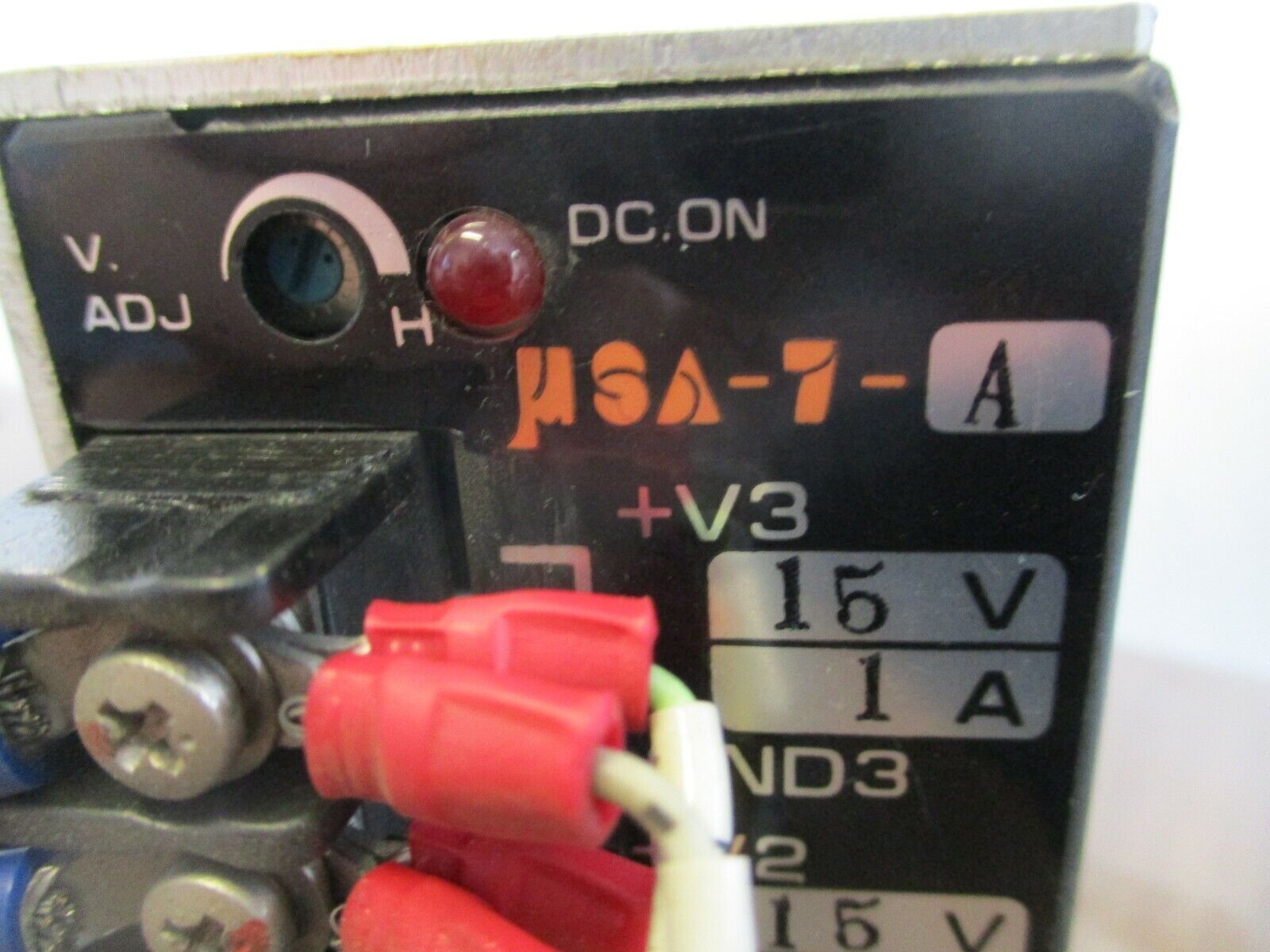 Nipron Power Supply PSA-7-A Input: 85-132VAC 110-165VDC Output: 15/5VDC Used