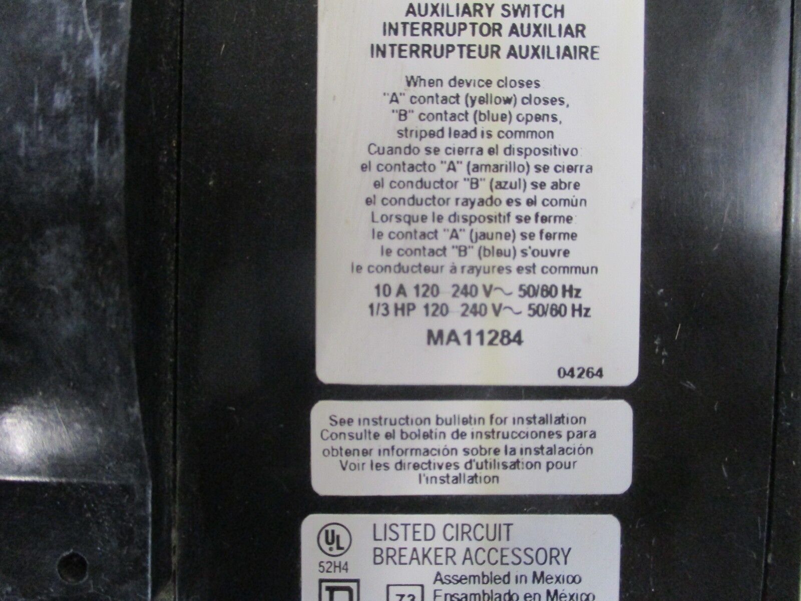 Square D Circuit Breaker 519568P14 300A 600V 3P Used