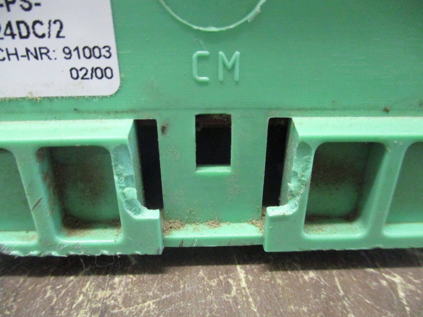 Phoenix Contact Power Supply CM 90-PS-120AC/24DC/2 *Broken DIN Rail Mount* Used