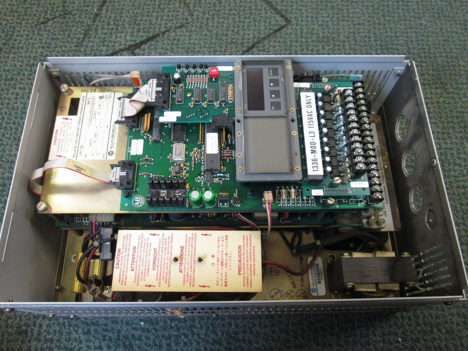 Allen-Bradley 1336 AC Drive 1336-B003-EAD-L3 3HP Out: 380/415/460V 6A Used