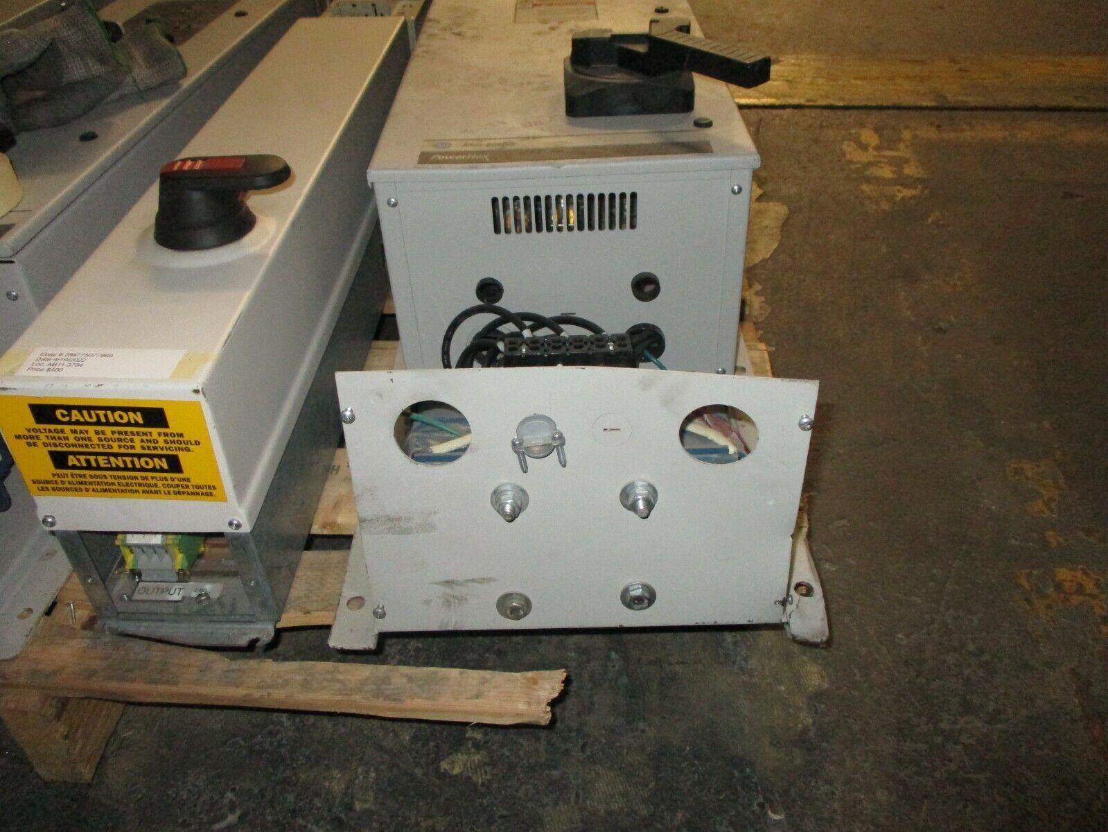 Allen-Bradley PowerFlex 400 AC Drive w/ Bypass & Line Reactor 30HP 3Ph Used