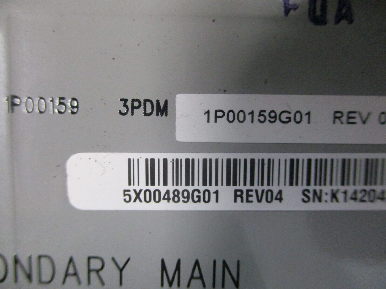 Emerson Ovation Power Distribution Module 5X00489G01 Rev. 04 Used