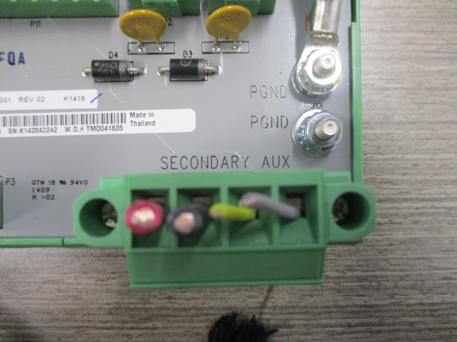 Emerson Ovation Power Distribution Module 5X00489G01 Rev. 04 Used