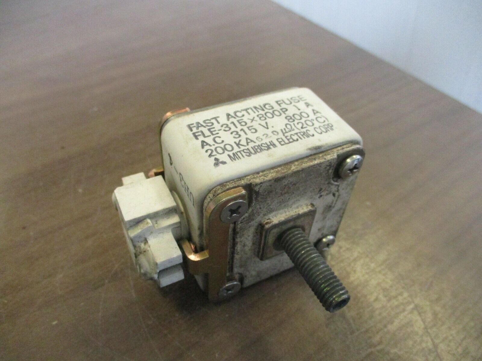 Mitsubishi Fast Acting Fuse FLE-315x800P 800A 315VAC 200kA Used