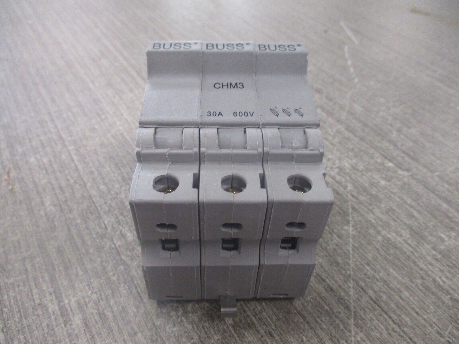 Buss Fuseholder CHM3 30A 600V 3P Used