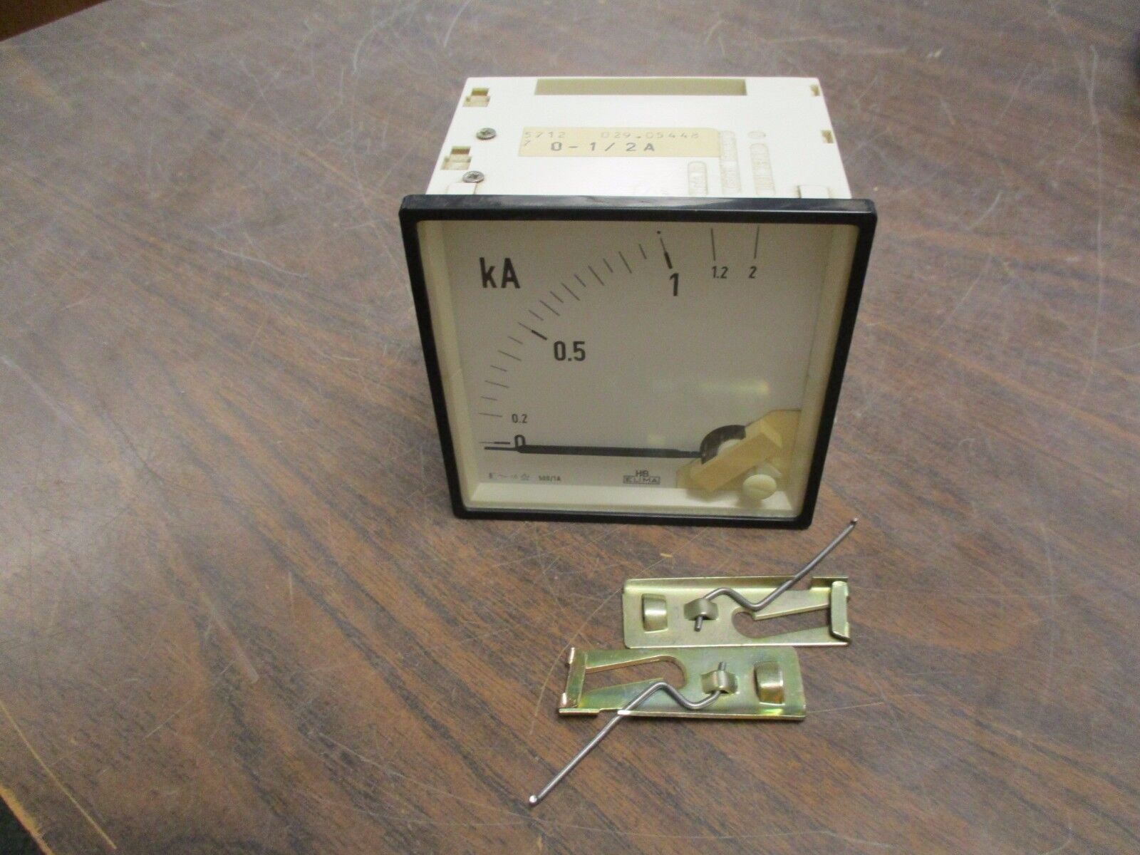 H&B Elima Kiloamp Meter 5712 029.05448 Range: 0-2kA Used