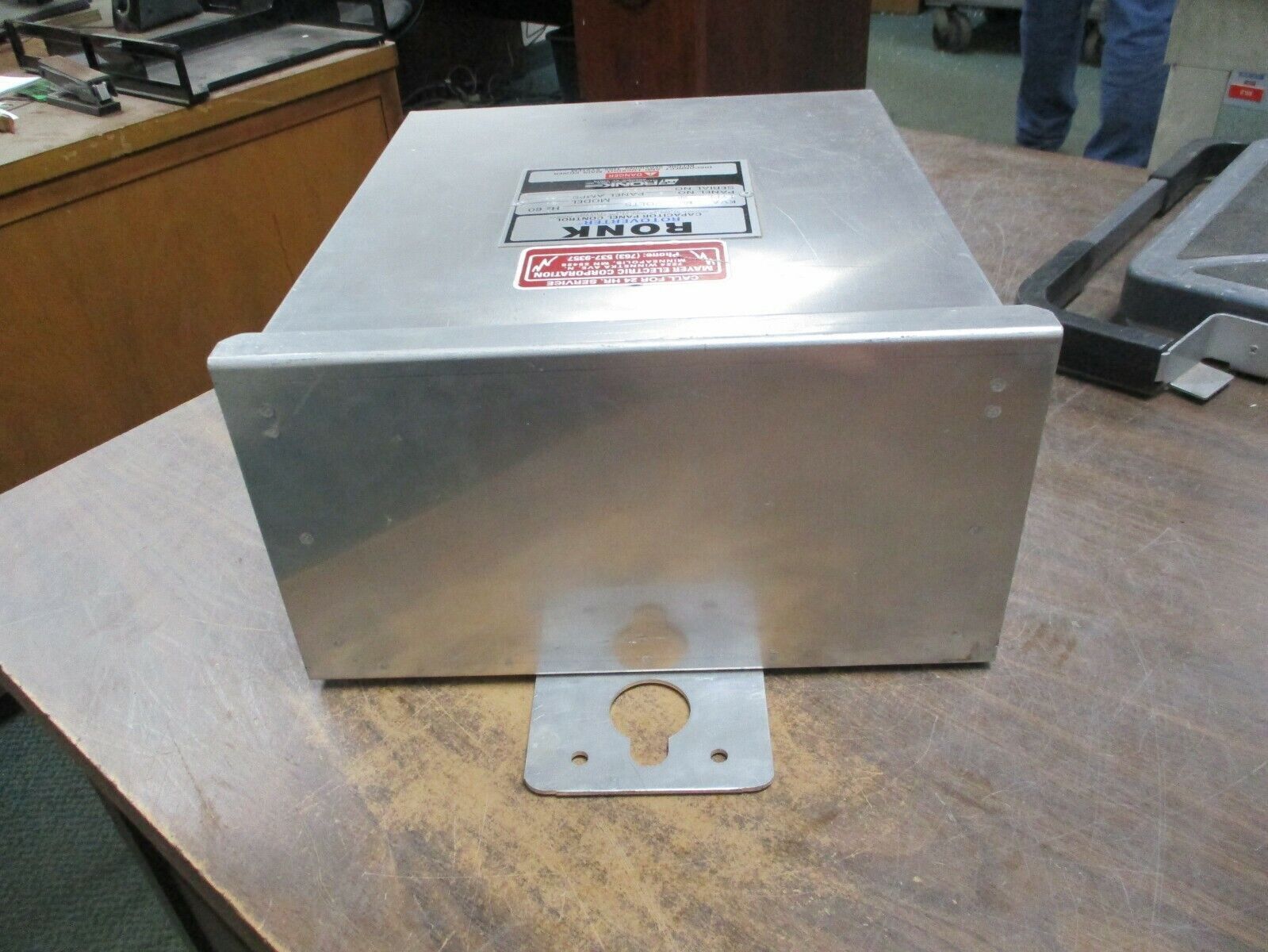 Ronk Type 2C Rotoverter Capacitor Control Panel Model 01 15KVA 240V 60Hz Used