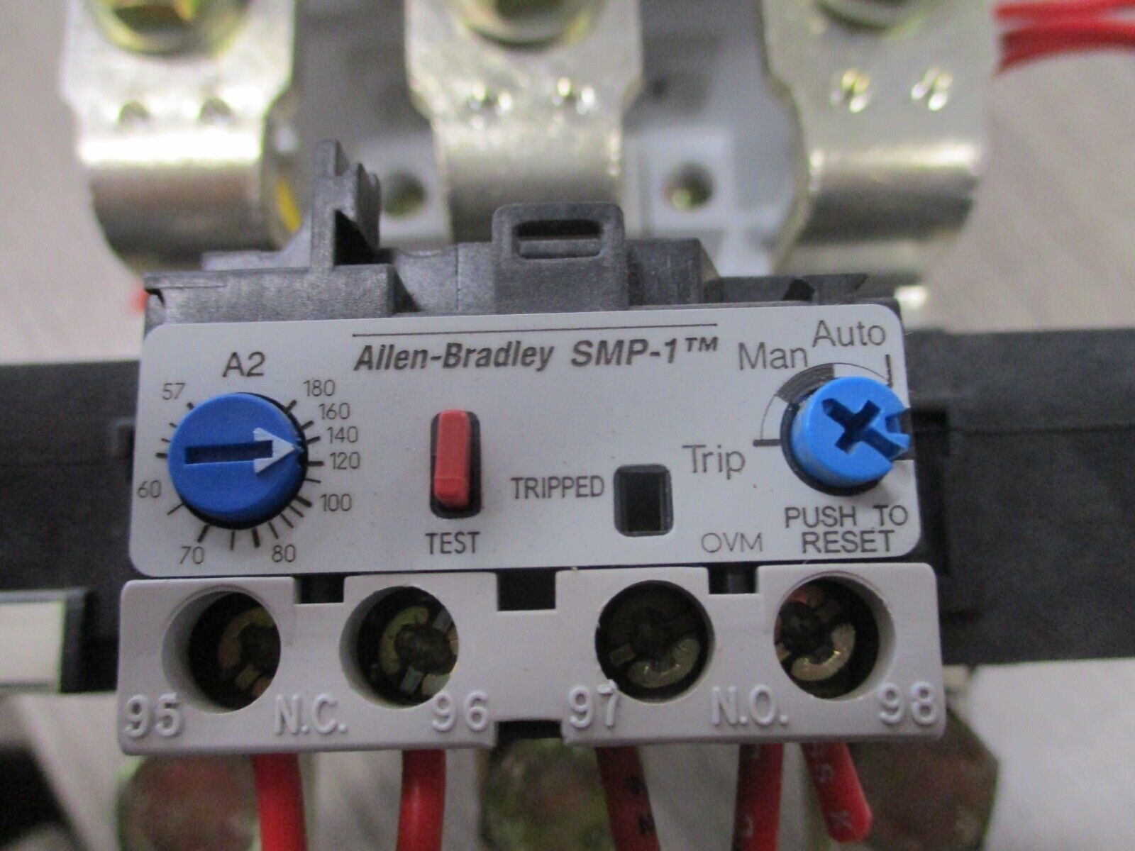 Allen-Bradley Starter CAB6-140-EI/193-A5M5 100-130V Coil Trip: 57-180A 600V Used
