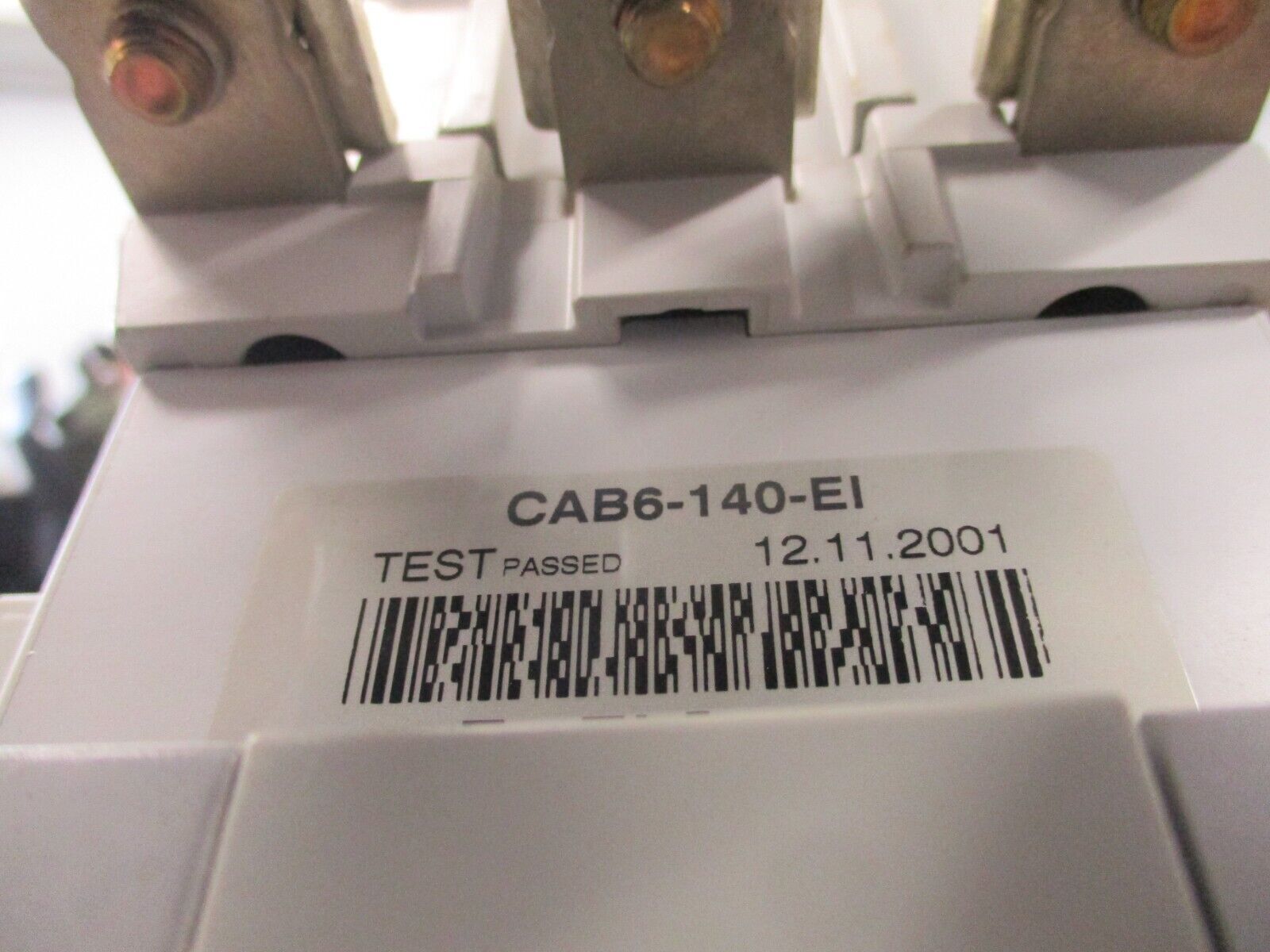 Allen-Bradley Starter CAB6-140-EI/193-A5M5 100-130V Coil Trip: 57-180A 600V Used