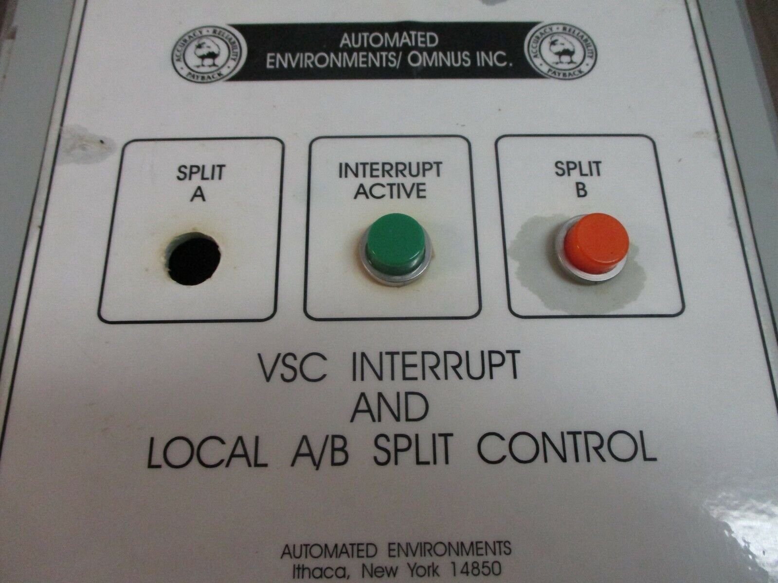 Automated Environments / Omnus, Inc. VSC Interrupt & Local A/B Split Control