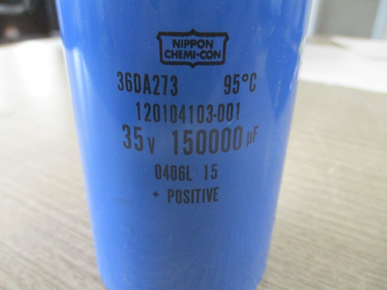 BC Capacitor 120104103-001 35VDC 150,000 VF Used