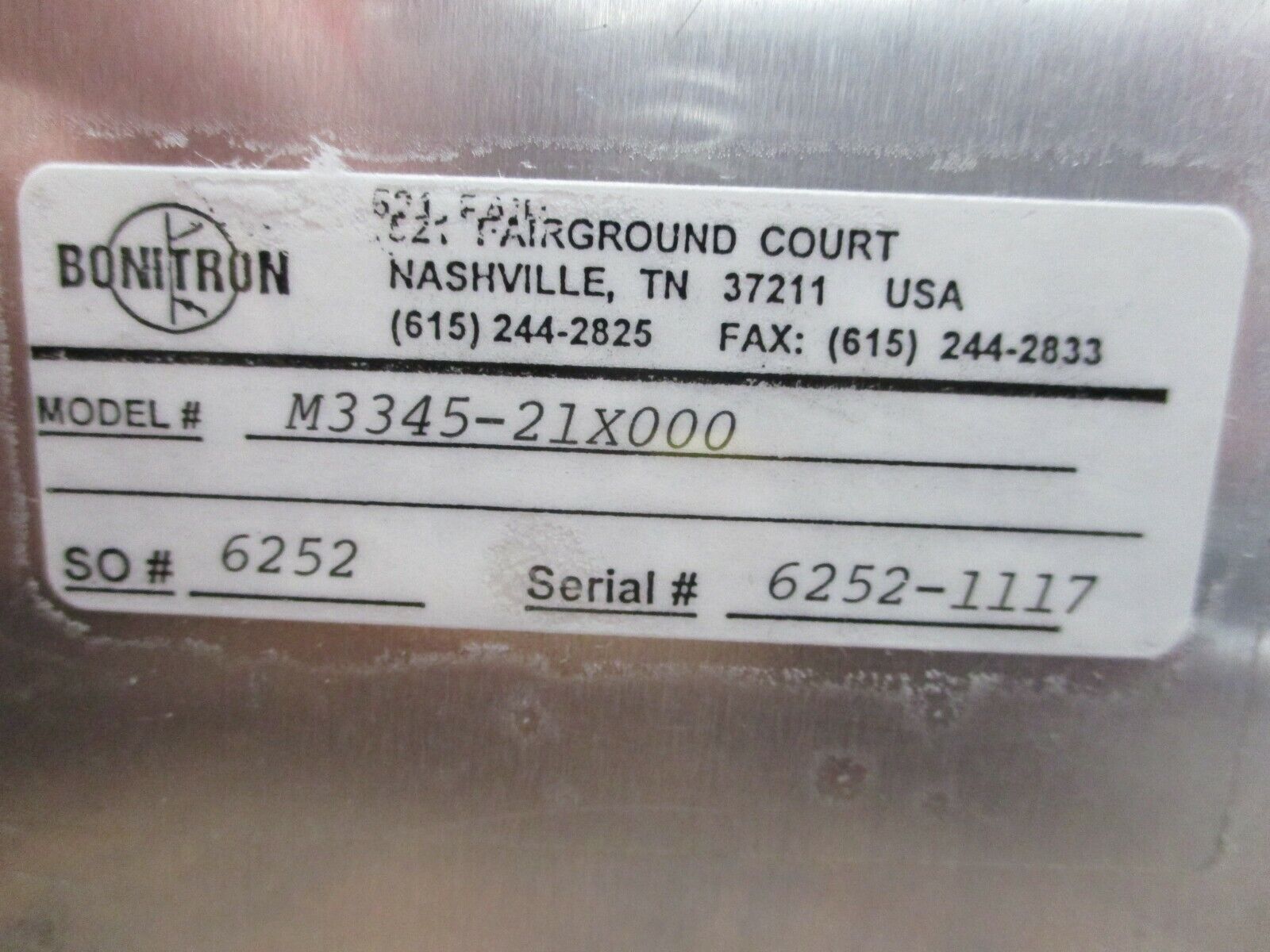 Bonitron Line Regen Mod M3345-21X000 Used