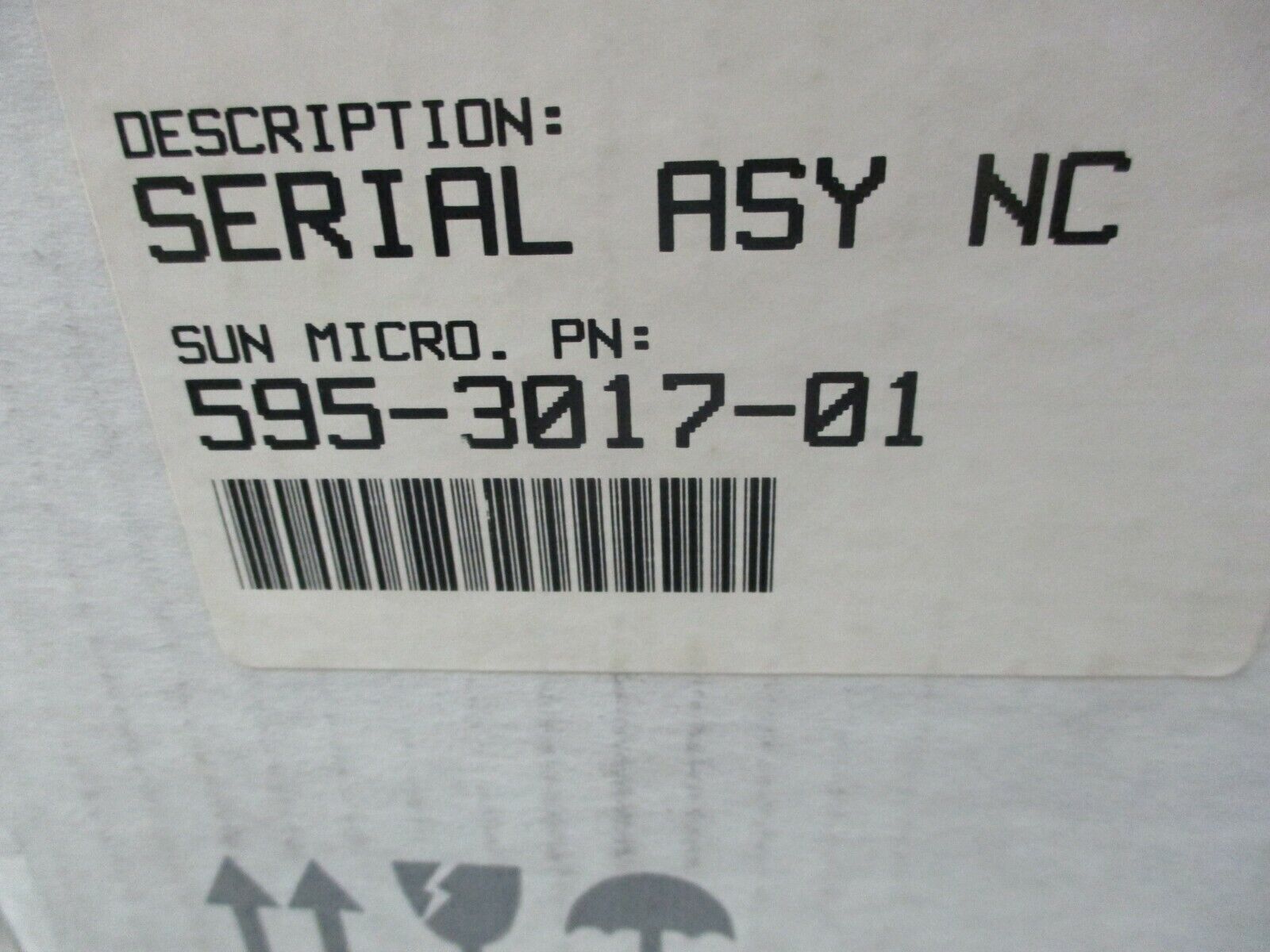 Sun X974A Serial Assembly 595-3017-01 New Surplus