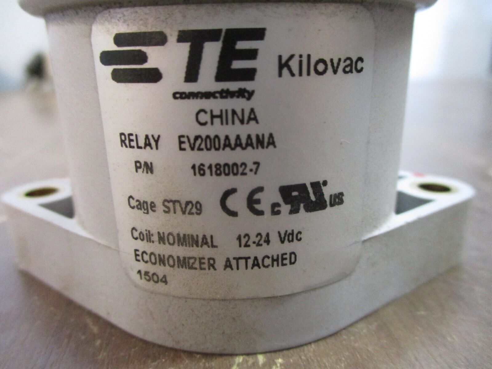 TE Kilovac EV200AAANA Relay 1618002-7 12-24VDC Coil Used