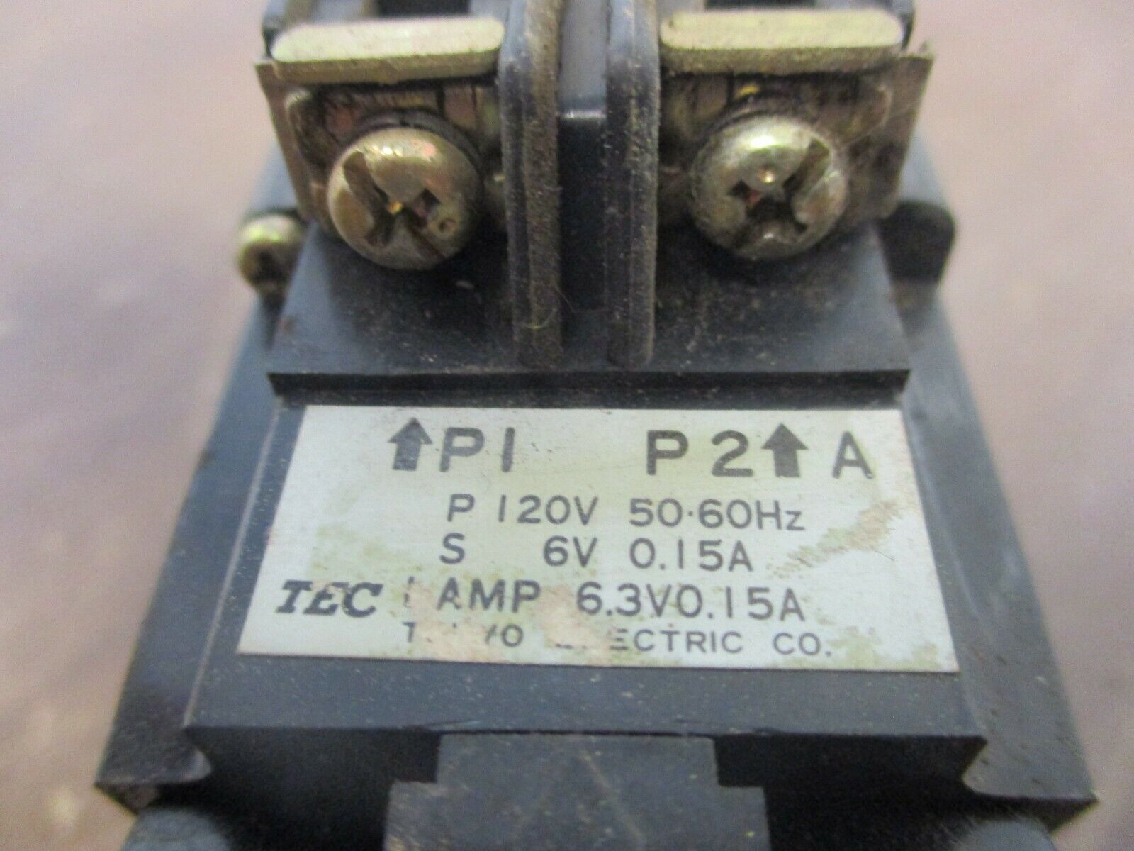 TEC Illuminated Push Button LS-1031D-11A Red 120V 50/60Hz Used