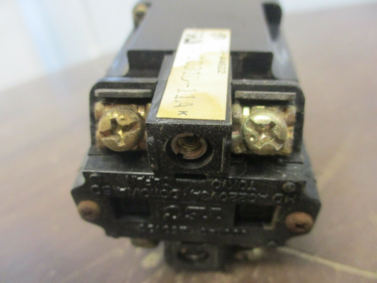 TEC Illuminated Push Button LS-1031D-11A Red 120V 50/60Hz Used
