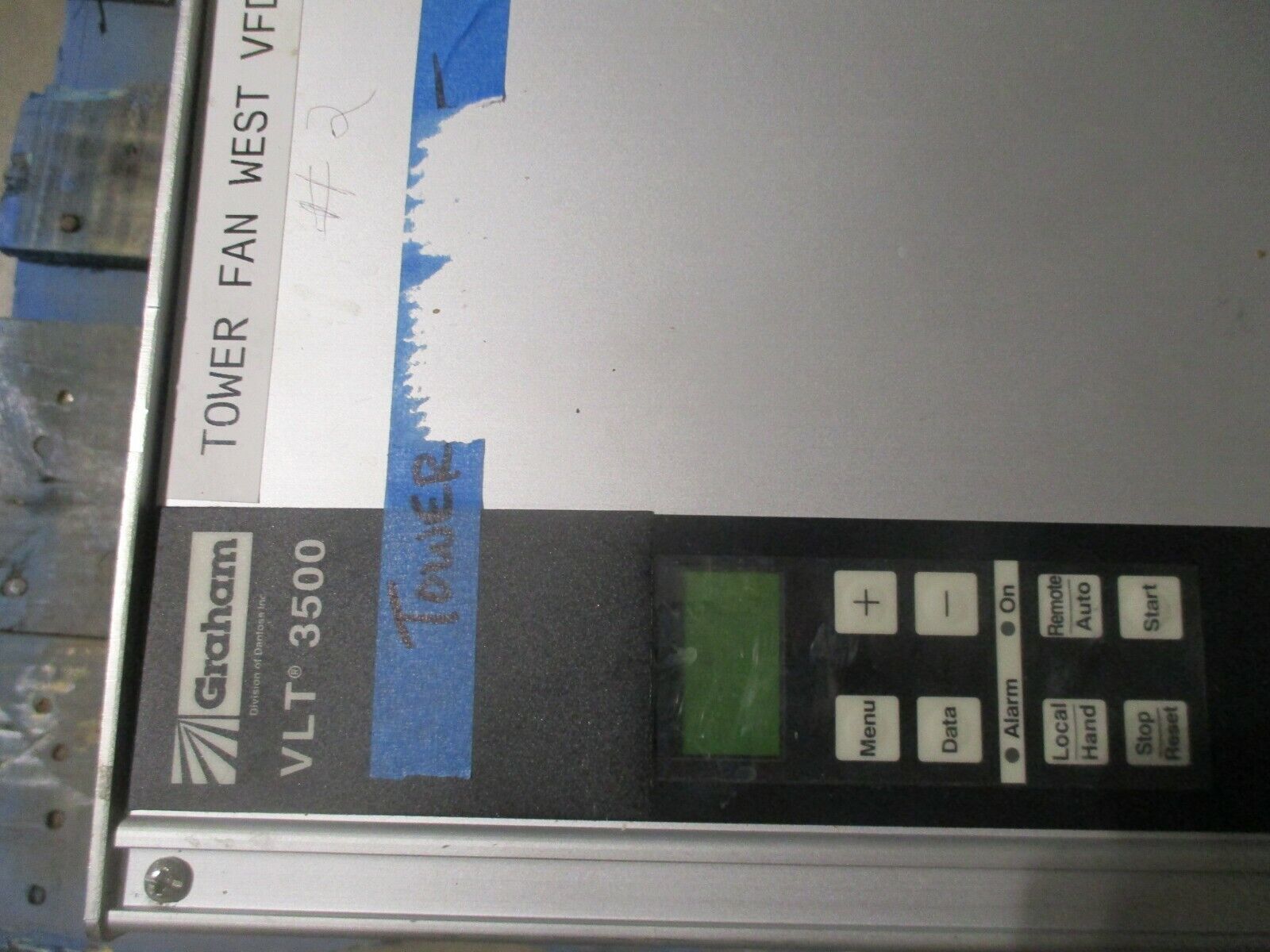 Graham VLT-3522 AC Drive VLT3500H28 15HP 3Ph 460V w/ Keypad Used