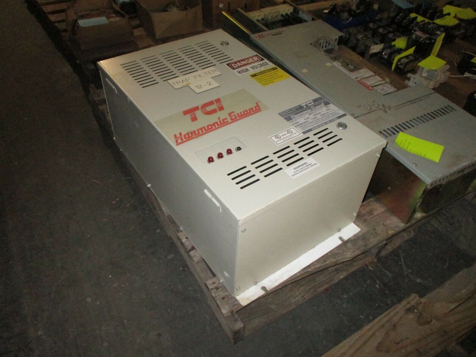 TCI Harmonic Guard Harmonic Filter KH015A6L5A40 15kVAR 480V 60Hz 3Ph 52A Used
