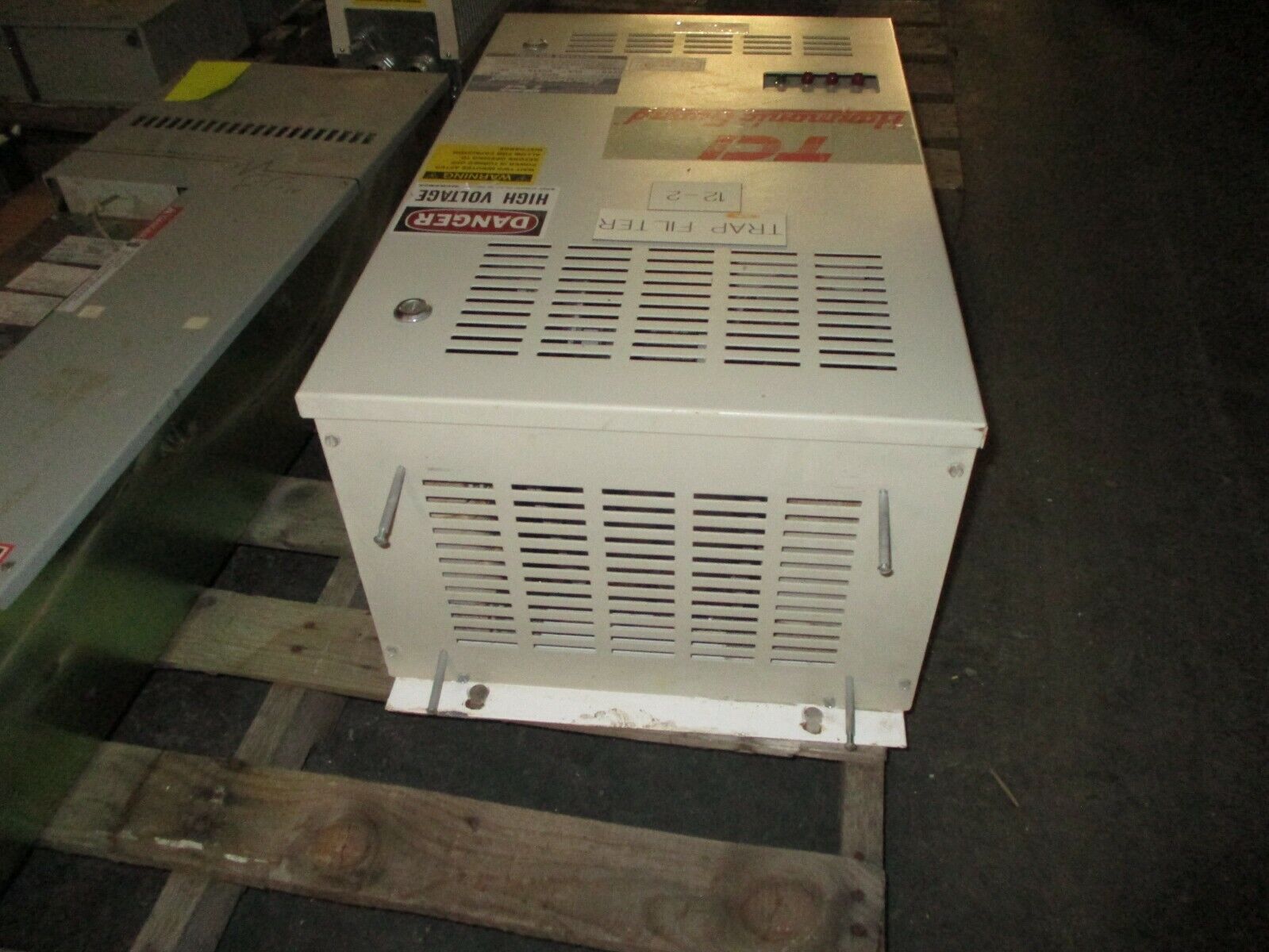 TCI Harmonic Guard Harmonic Filter KH015A6L5A40 15kVAR 480V 60Hz 3Ph 52A Used