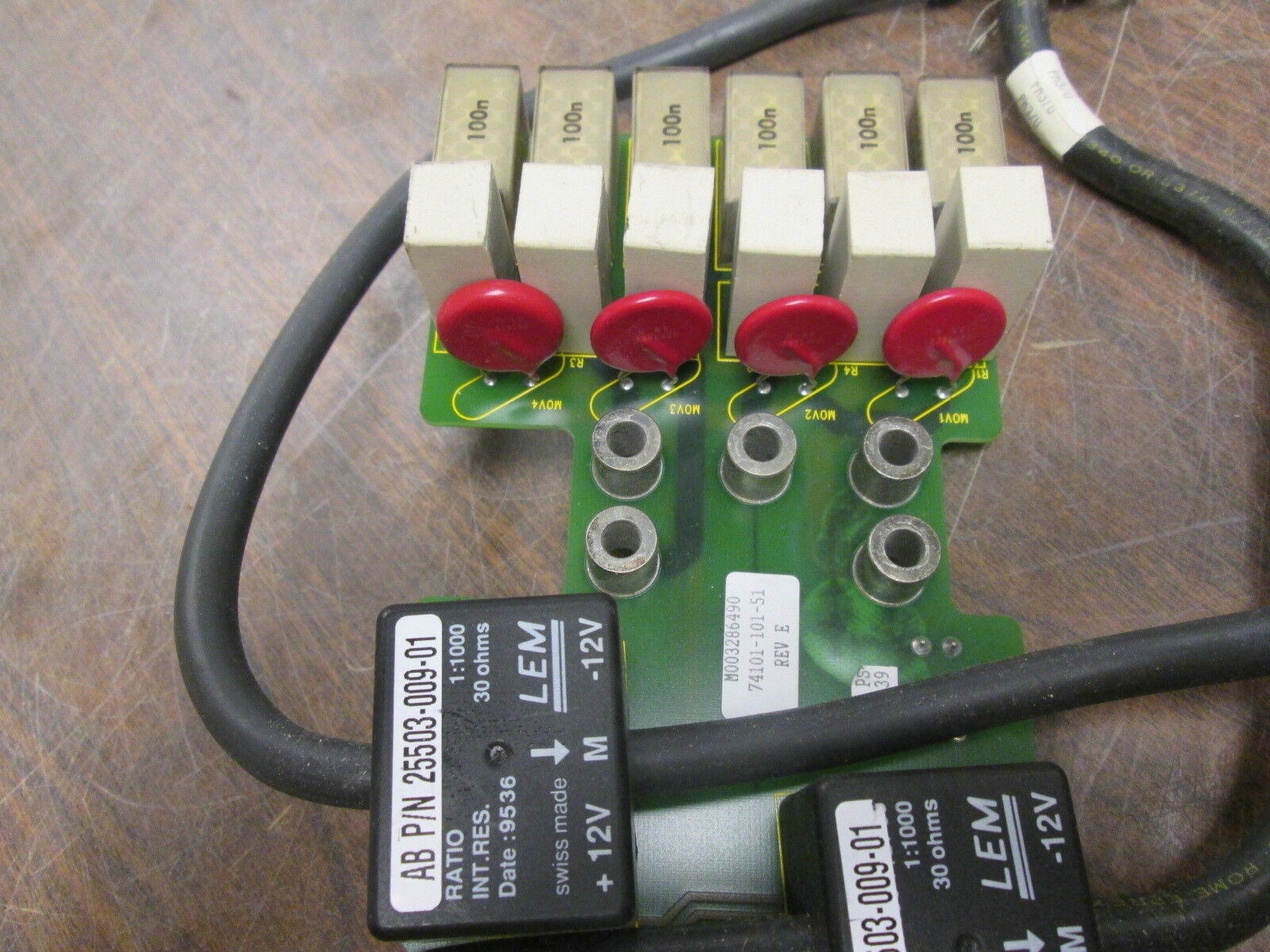 Allen-Bradley Gate Driver Circuit Board 74101-101-51 Rev E Used