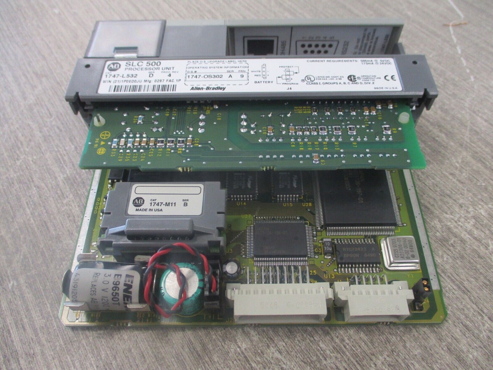 Allen-Bradley SLC 500 Processor Unit 1747-L532 Ser. A Proc. Rev. 4 FRN 9 Used