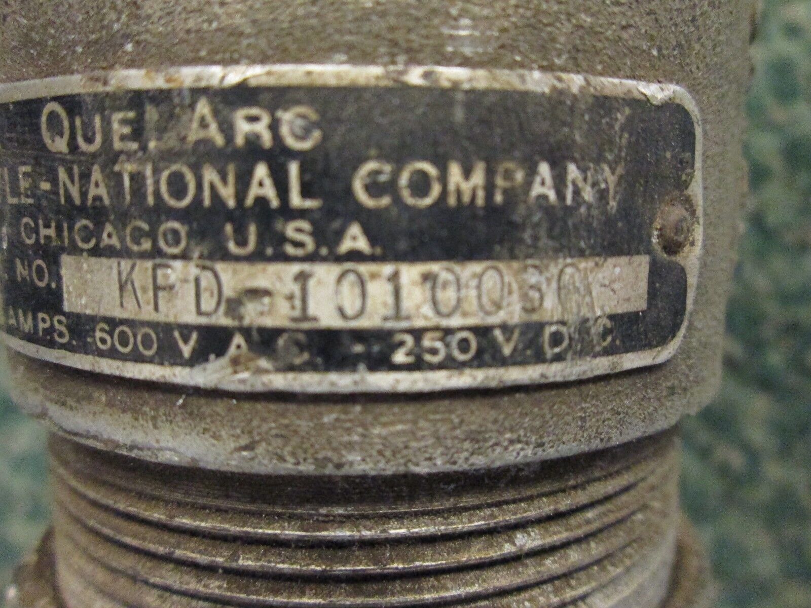 Pyle-National Plug KPD-1010036 100A 600VAC 3W Used