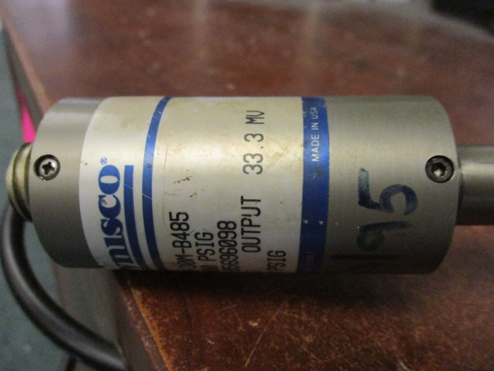 Dynisco Transducer PT435A-30M-B485 0-30,000 PSIG 10 VDC Used