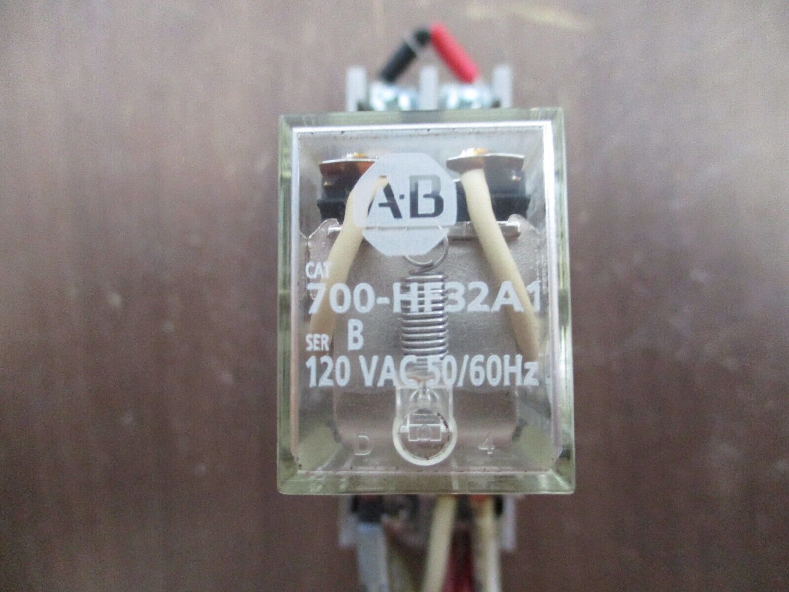 Allen-Bradley Relay 700-HF32A1 Ser. B 120V Coil w/ Base *Lot of 2* Used