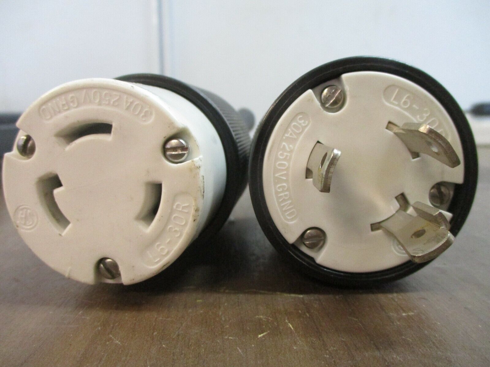 Woodhead Plug & Connector Set Nema L6-30 30A 250V *Lot of 2* Used