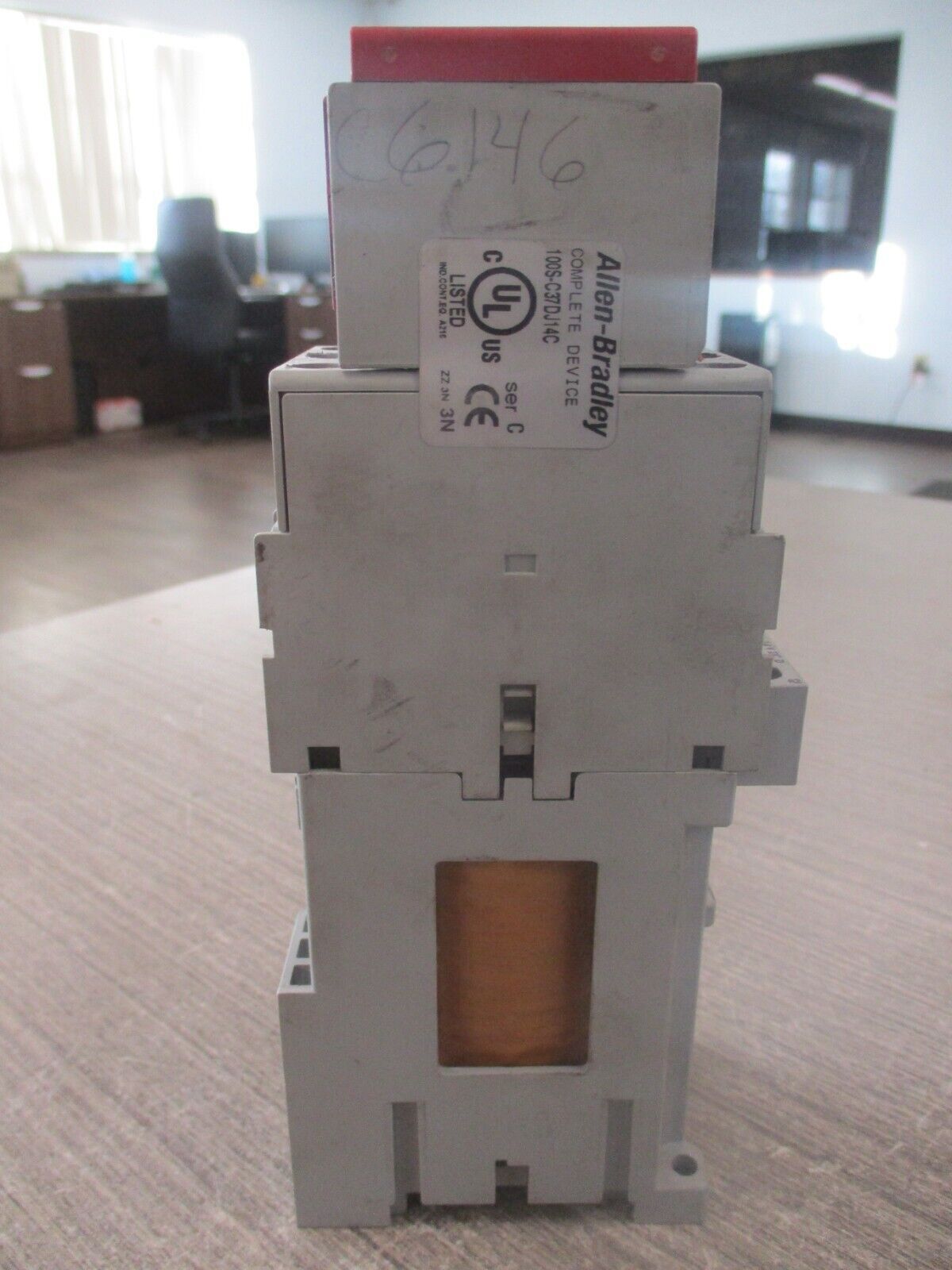 Allen-Bradley Guard Master Safety Contactor 100S-C37DJ14C 24VDC Coil Used