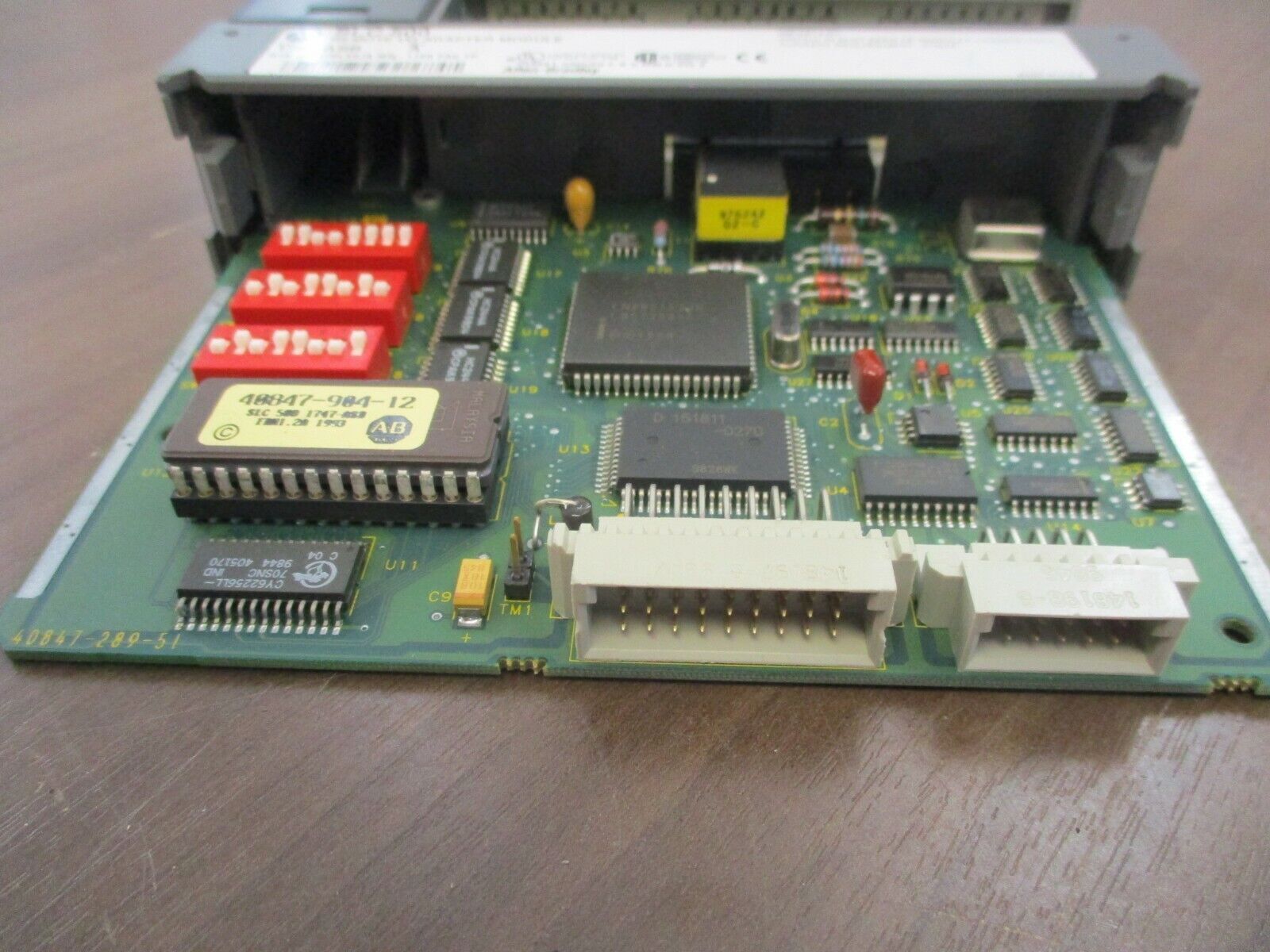 Allen-Bradley SLC 500 Analog Input Module 1747-ASB Ser. A Broken Terminal Cover