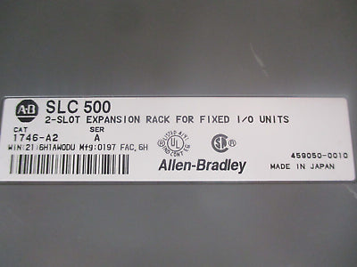 Allen-Bradley SLC 500 Processor Unit 20 I/O 1747-L20C Ser. C FRN 6 w/2-Slot Rack