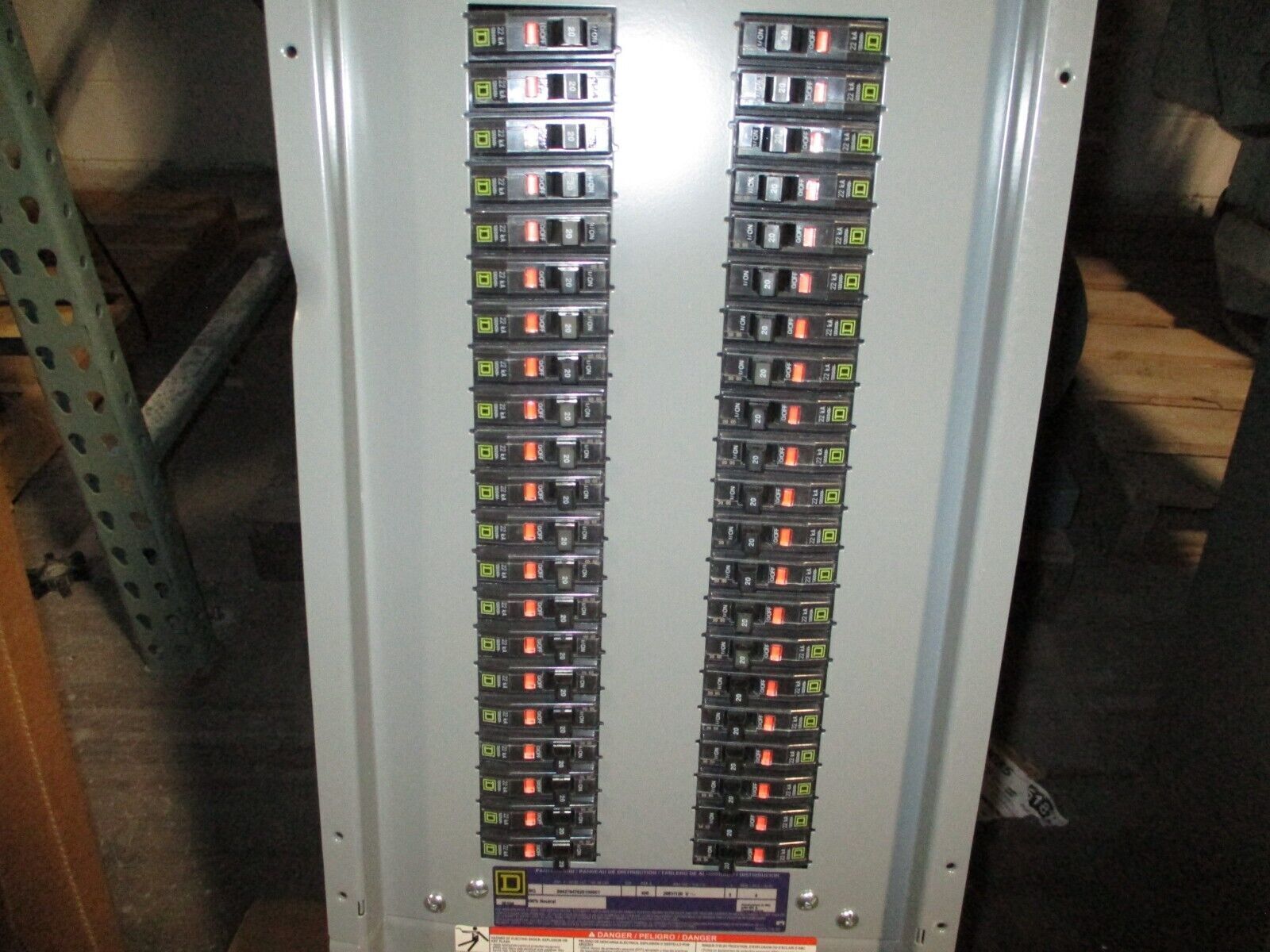 Square D Main Lug NQ Panelboard Interior 29427847620100001 400A 208Y/120V 3Ph 4W