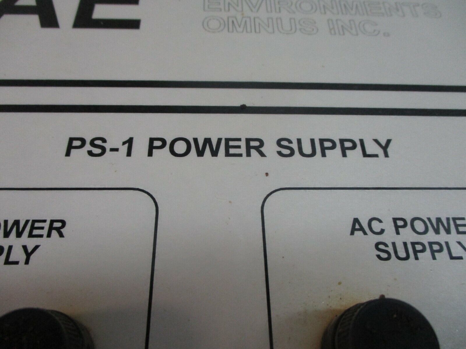 Automated Environments, Inc. Power Supply PS-1 Type 12 Enclosure Used
