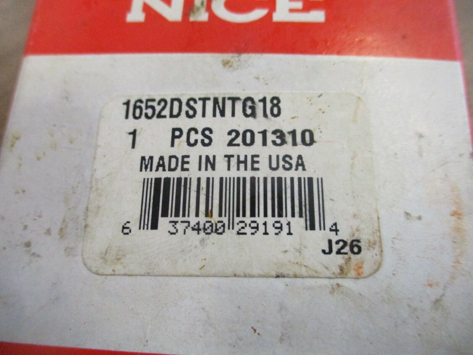 Nice Ball Bearing 1652DSTNTG18 New Surplus