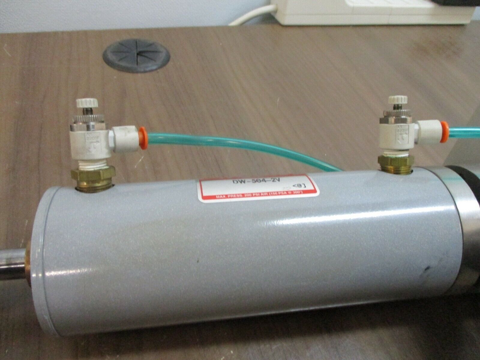 Bimba Double-Wall Air Cylinder DW-504-2V 200 PSIG Used