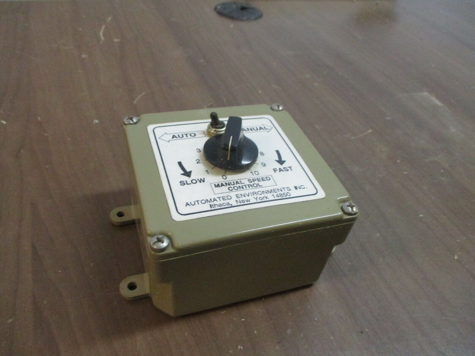 Automated Environments, Inc. Manual Speed Control Used
