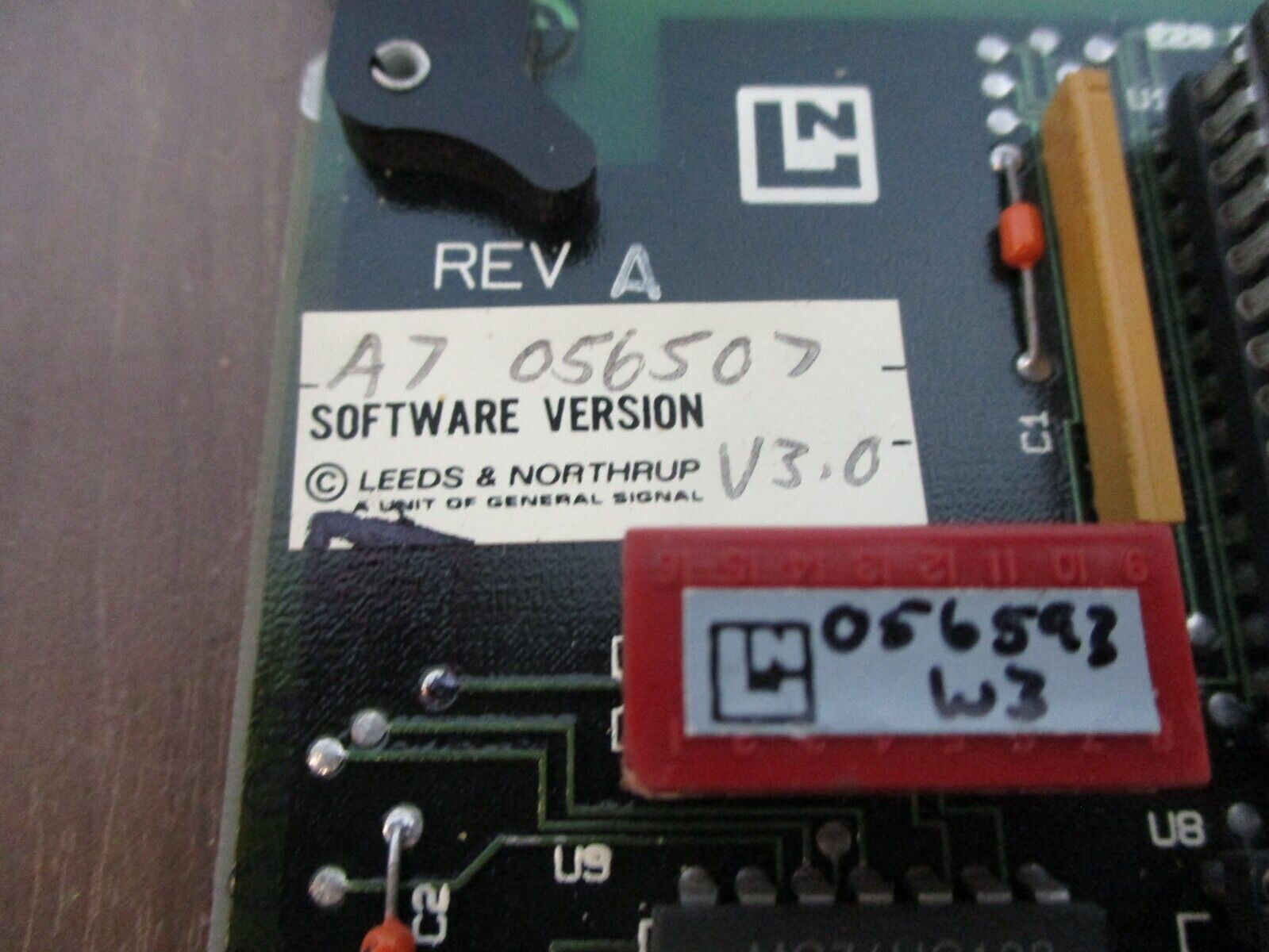 Leeds & Northrup PC Board 056507 Rev. A-A7 S/W Ver. 3.0 *No Box* New Surplus