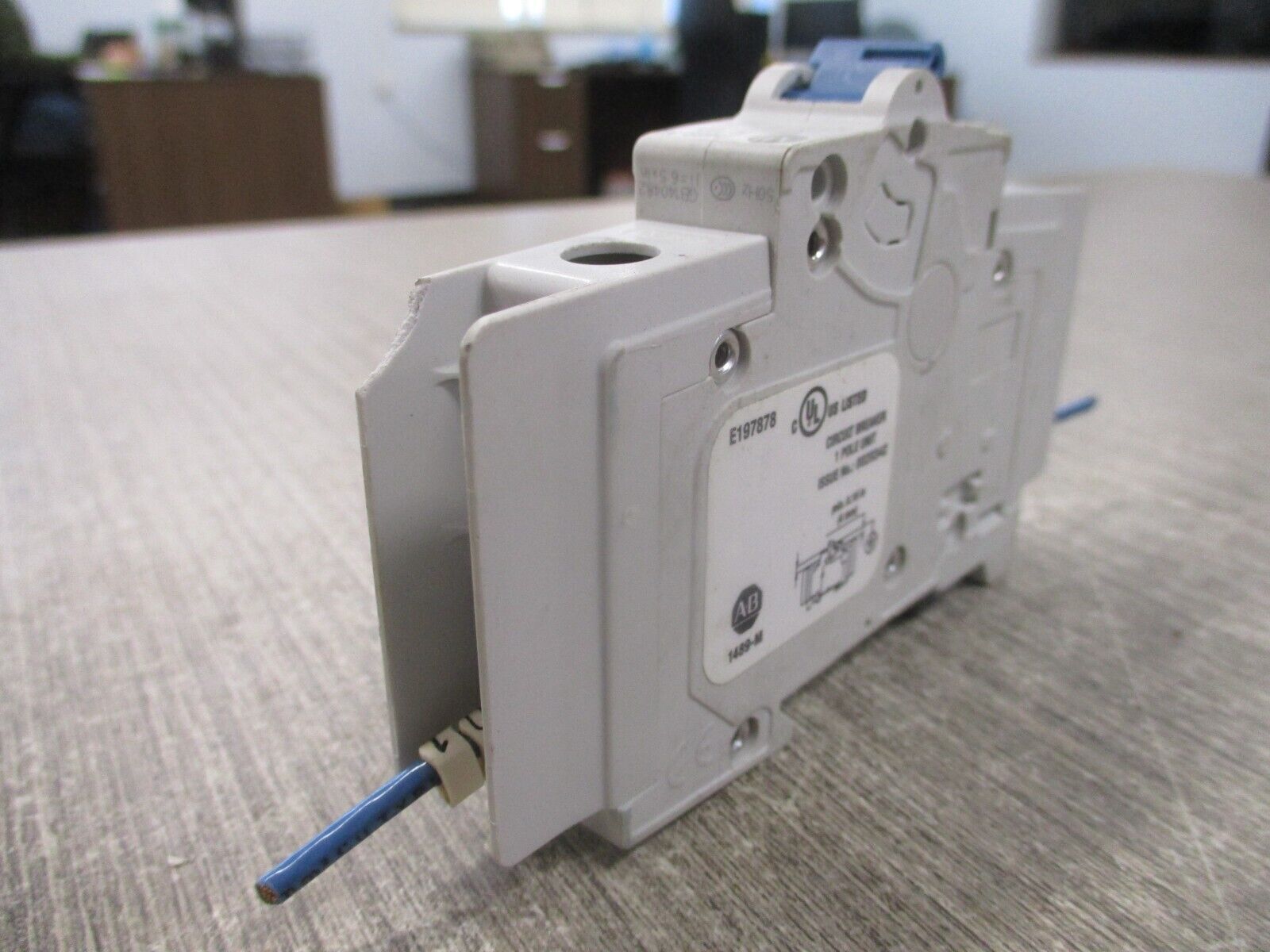 Allen-Bradley Circuit Breaker 1489-M1C150 Ser. D 15A 277V 1P 50/60Hz Used