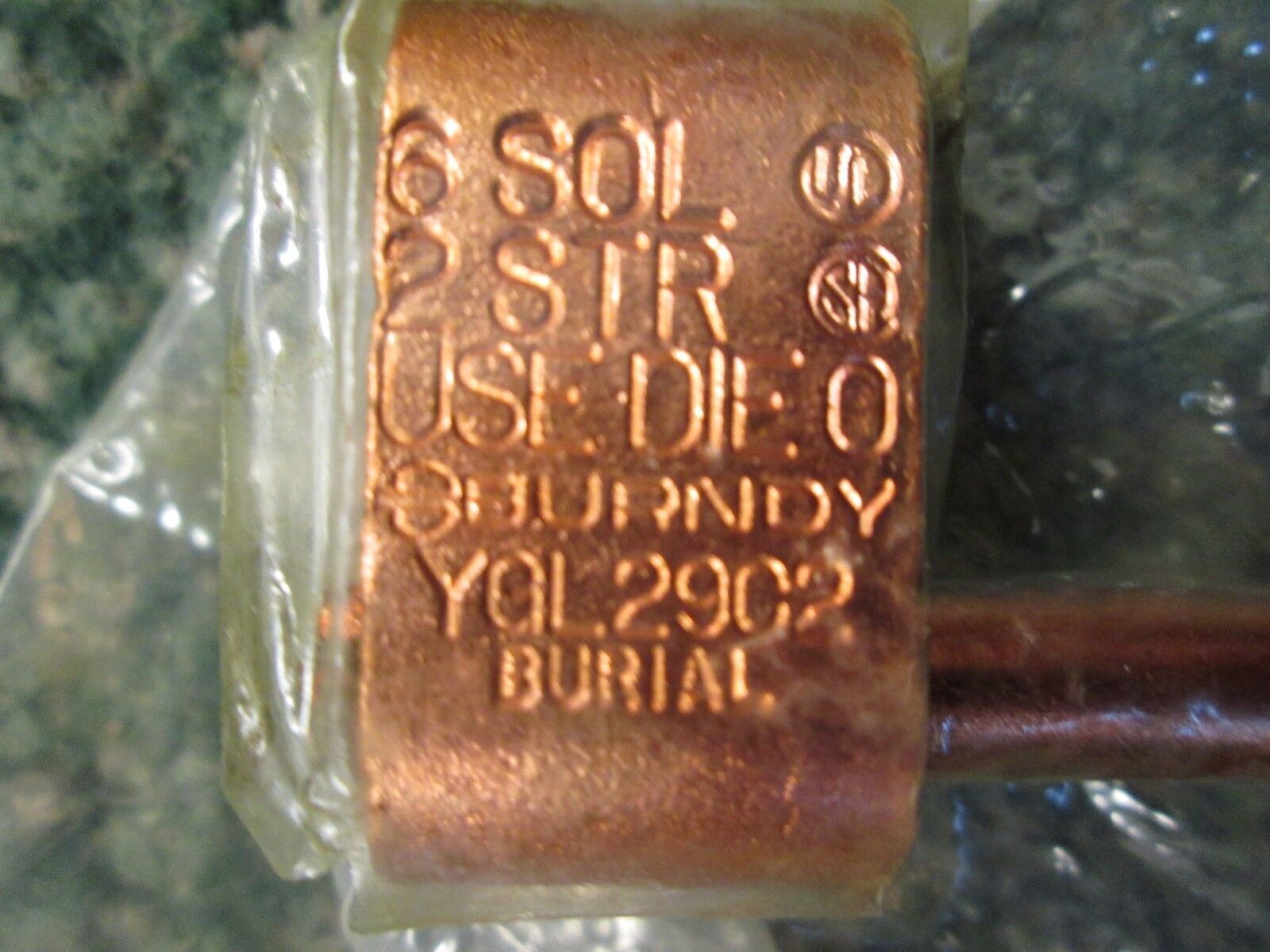 Burndy Cross Connector YGL29C2 250 kcmil Die 997 New Surplus