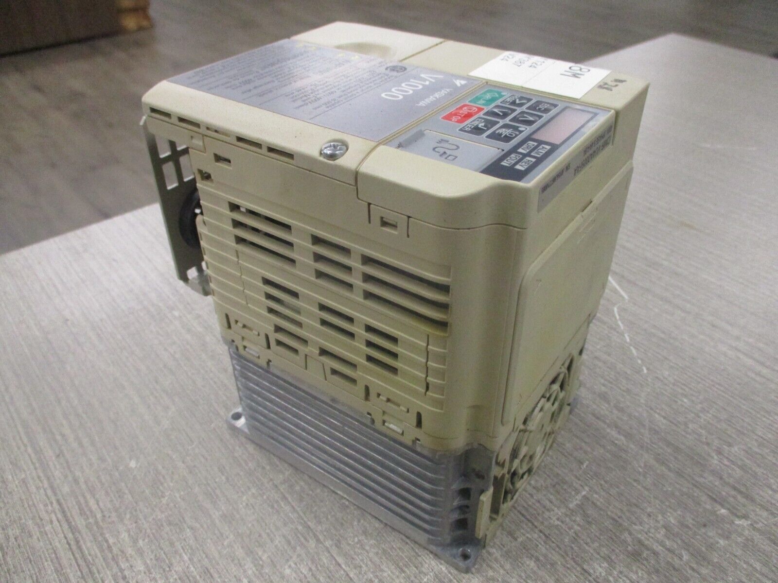 Yaskawa V1000 AC Drive CIMR-VU4A0005FAA Rev. D 3HP 3Ph *No Terminal Cover* Used